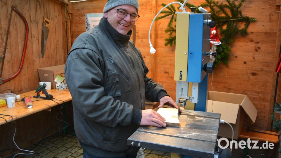 Bürgermeister Klaus Meyer in seiner Bürgermeisterwerkstatt. Bild: jr