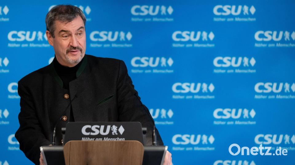 CSU-Chef Markus Söder stemmt sich gegen Beamte in der Rentenversicherung. Bild: Sven Hoppe/dpa