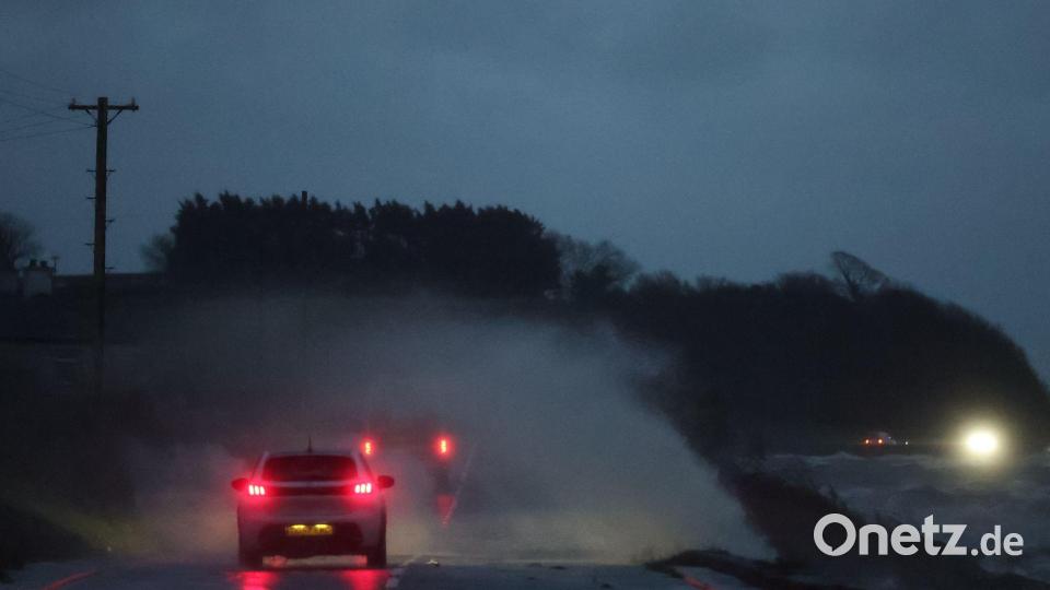 Auch über Nordirland fegte Sturm „Bram“. Bild: Liam Mcburney/PA Wire/dpa