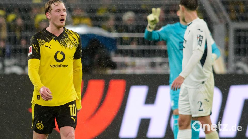 BVB-Profi Julian Brandt war von der Art und Weise des 2:0-Sieges gegen Hoffenheim wenig begeistert Bild: Bernd Thissen/dpa