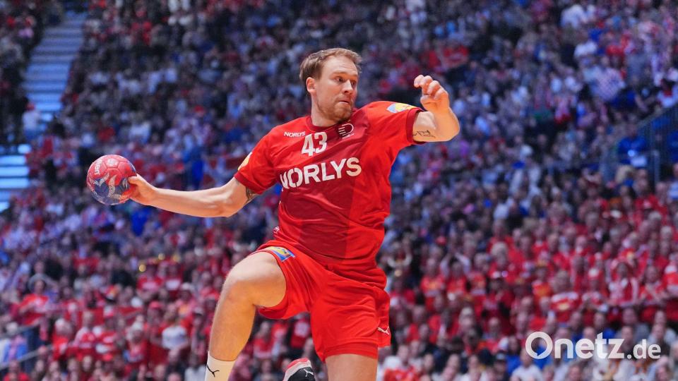 Der Transfer-Wirbel um Simon Pytlick sorgt für Ärger vor dem Handball-Topspiel. (Archivbild) Bild: Soeren Stache/dpa