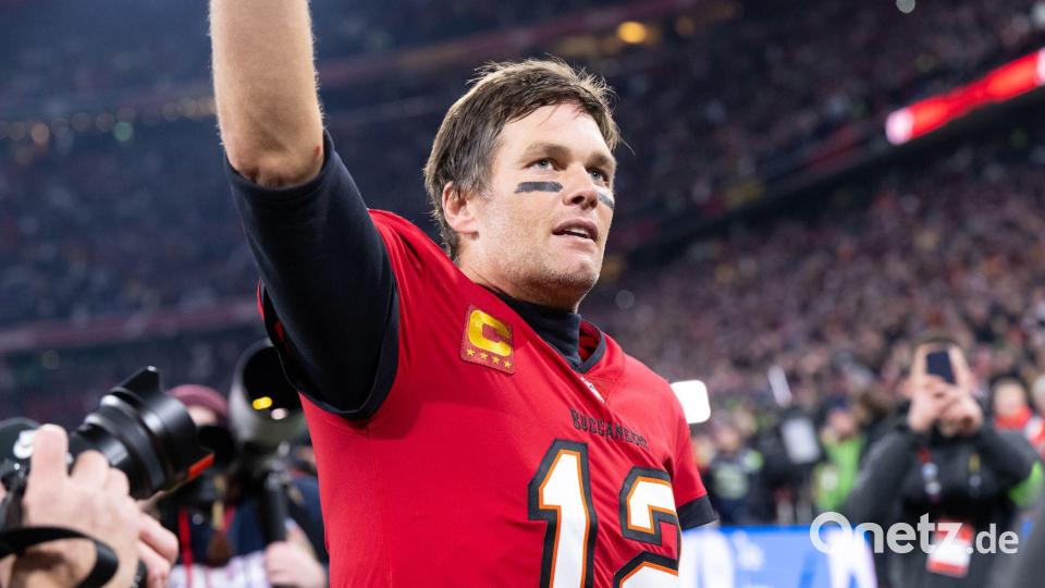 War begeistert von den deutschen Fans in München: NFL-Superstar Tom Brady. (Archivbild) Bild: Sven Hoppe/dpa