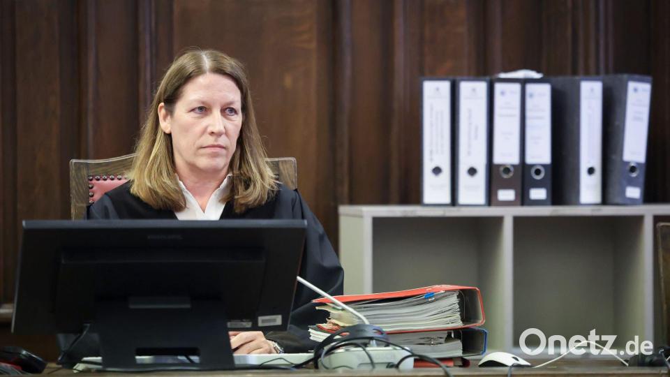 Die Vorsitzende Richterin Isabel Hildebrandt leitet den Block-Prozess. Bild: Christian Charisius/dpa/Pool/dpa
