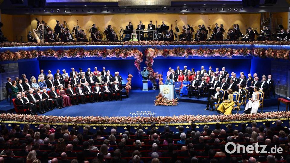 Hochfeierlich wurden alle weiteren Nobelpreisträger in Stockholm ausgezeichnet. Bild: Anders Wiklund/TT News Agency/AP/dpa