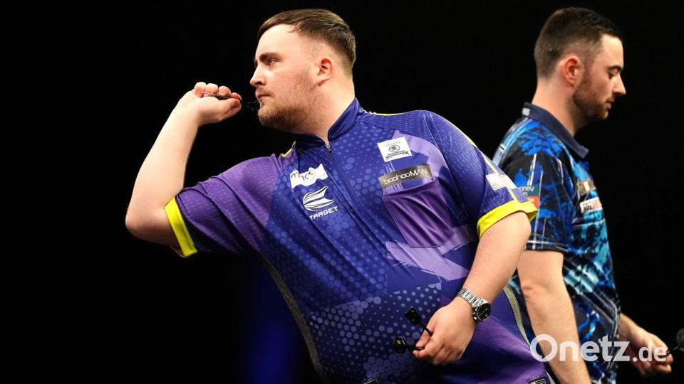 Luke Littler und Luke Humphries konkurrieren um die bedeutenden Titel. Bild: Zac Goodwin/PA Wire/dpa