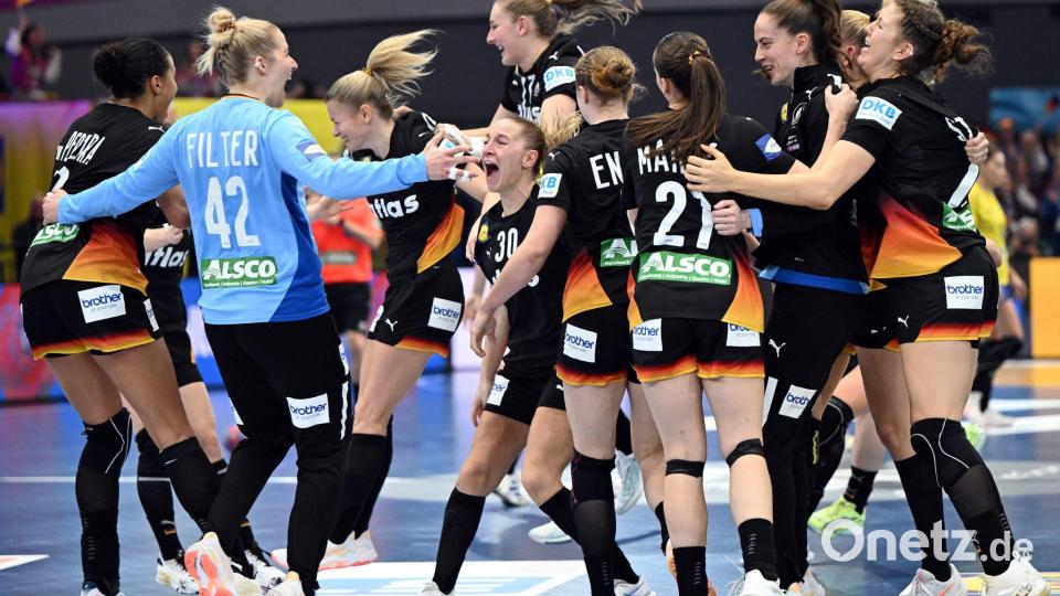 Sieben Spiele, sieben Siege: Deutschland tanzt sich ins Halbfinale. Bild: Federico Gambarini/dpa