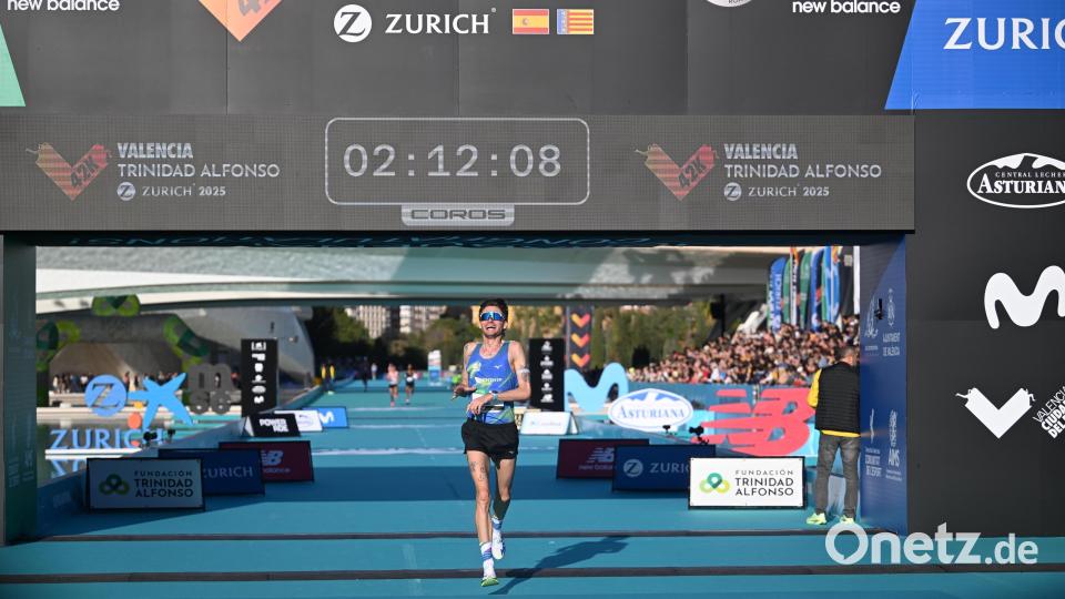 Erik Hille aus Nabburg lief im spanischen Valencia eine neue persönliche Marathon-Bestzeit. Bild: Danila Kurnikov