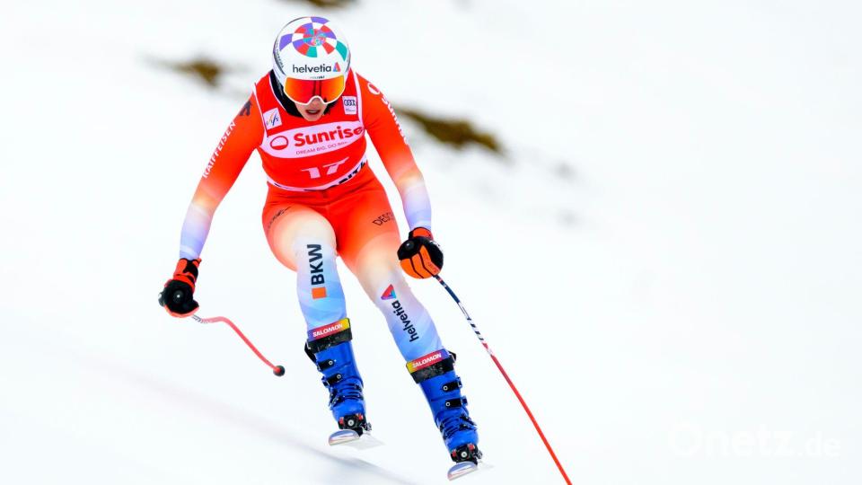 Michelle Gisin ist eine der erfahrensten Ski-Asse im Weltcup. Bild: Jean-Christophe Bott/KEYSTONE/dpa