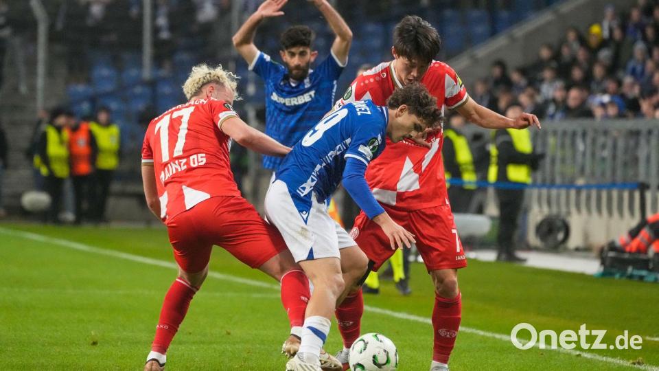 Die Mainzer taten sich in Posen zunächst schwer. Bild: Czarek Sokolowski/AP/dpa