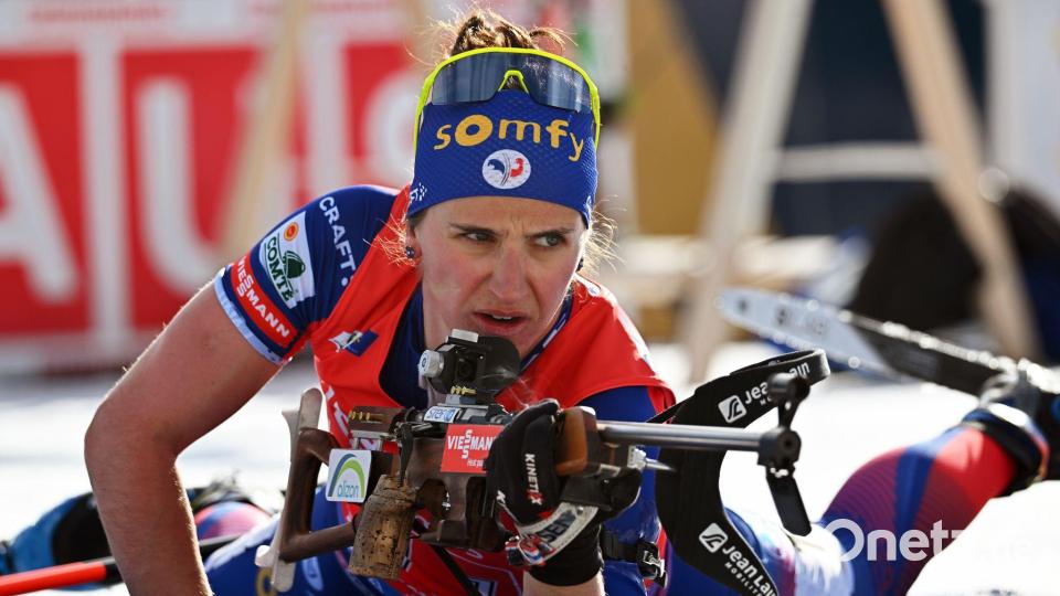 Nach ihrer Sperre wieder dabei: Julia Simon. (Archivbild) Bild: Martin Schutt/dpa