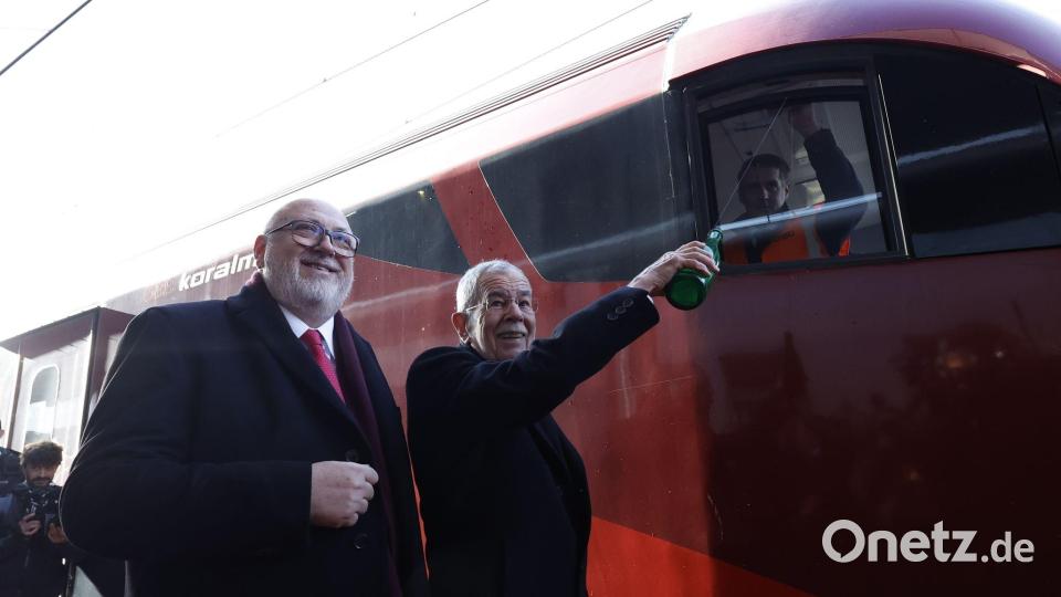 Die Koralmbahn liegt auf einer Verkehrsachse zwischen Ostsee und Adria. Bild: Erwin Scheriau/APA/dpa