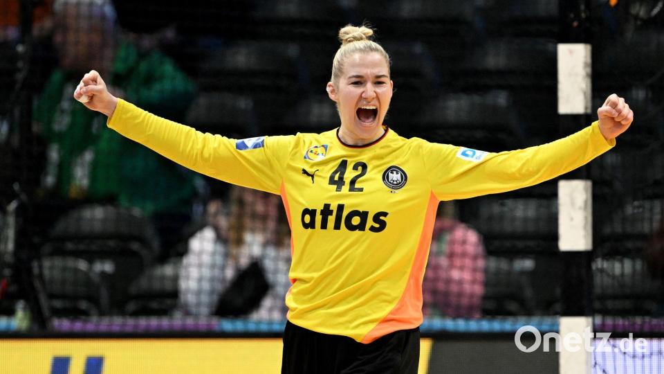 Torfrau Katharina Filter entwickelt sich zu einer Weltklasse-Keeperin. Bild: Federico Gambarini/dpa