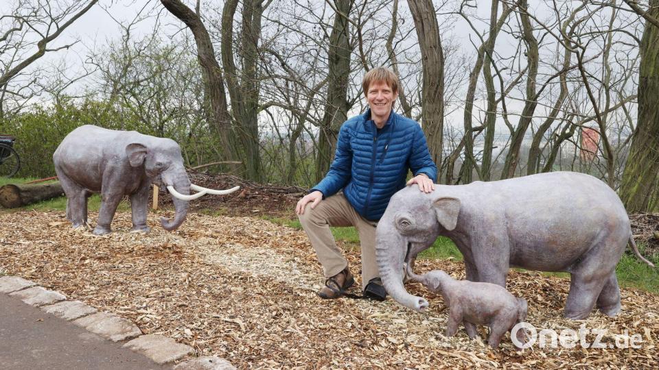 Der Künstler Thomas Lindner ist am 7. Dezember gestorben, der vielseitig engagierte geborene Dresdner prägte mit seinen Metallskulpturen das Stadtbild Erfurts und schuf auch Skulpturen für den Zoo. (Archivbild) Bild: Bodo Schackow/dpa-Zentralbild/dpa