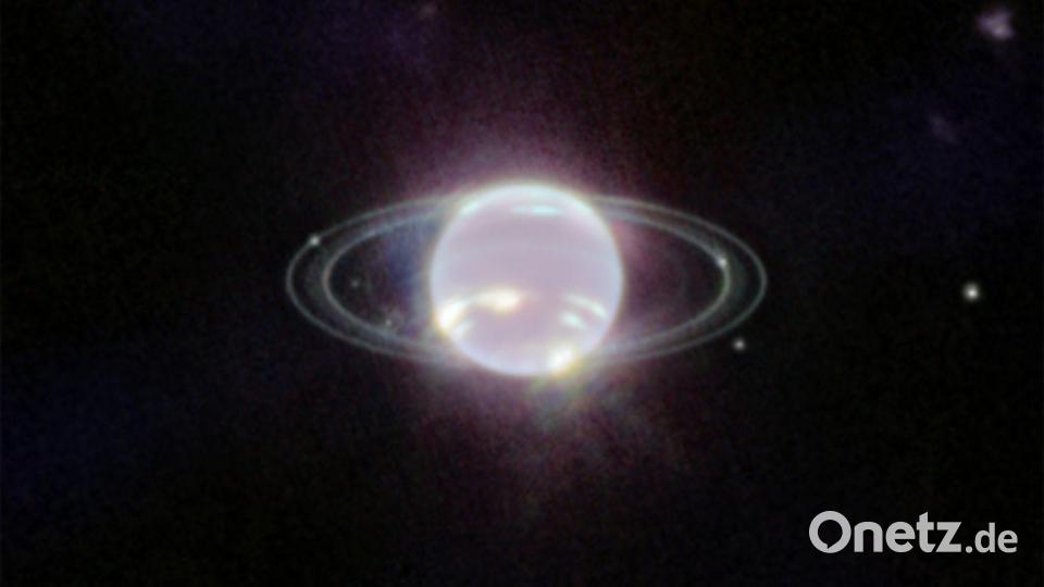 Womöglich felsiger als gedacht: der Planet Neptun (Archivbild) Bild: Space Telescope Science Institut/ESA/Webb/dpa