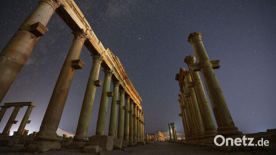 In der antiken Wüstenstadt Palmyra sollen Unbekannte US-Soldaten und syrische Streitkräfte beschossen und verletzt haben. (Archiv) Bild: Ghaith Alsayed/AP/dpa