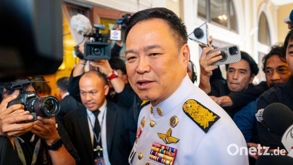 Thailands Regierungschef Anutin Charnvirakul hat die von Donald Trump angekündigte Waffenruhe im Konflikt zwischen Thailand und Kambodscha bislang nicht bestätigt. (Archivfoto) Bild: Arnun Chonmahatrakool/AP/dpa