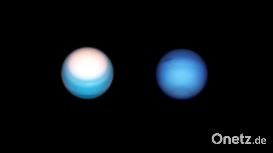 Neue Untersuchungen legen nahe, dass Uranus und Neptun eher felsig statt eisig sein könnten Bild: A. Simon; M. H. Wong; OPAL team/NASA/ESA,/dpa