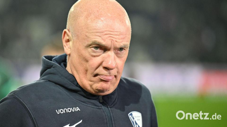 Bochums Trainer Uwe Rösler. Bild: Swen Pförtner/dpa