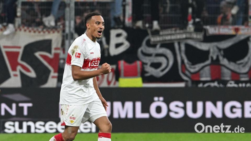 Jamie Leweling traf für den VfB Stuttgart. Bild: Carmen Jaspersen/dpa