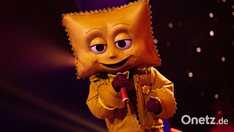 Er wurde Zweiter: Als „Rave-Ioli“ im Nudel-Kostüm war ... aufgetreten. Bild: Rolf Vennenbernd/dpa