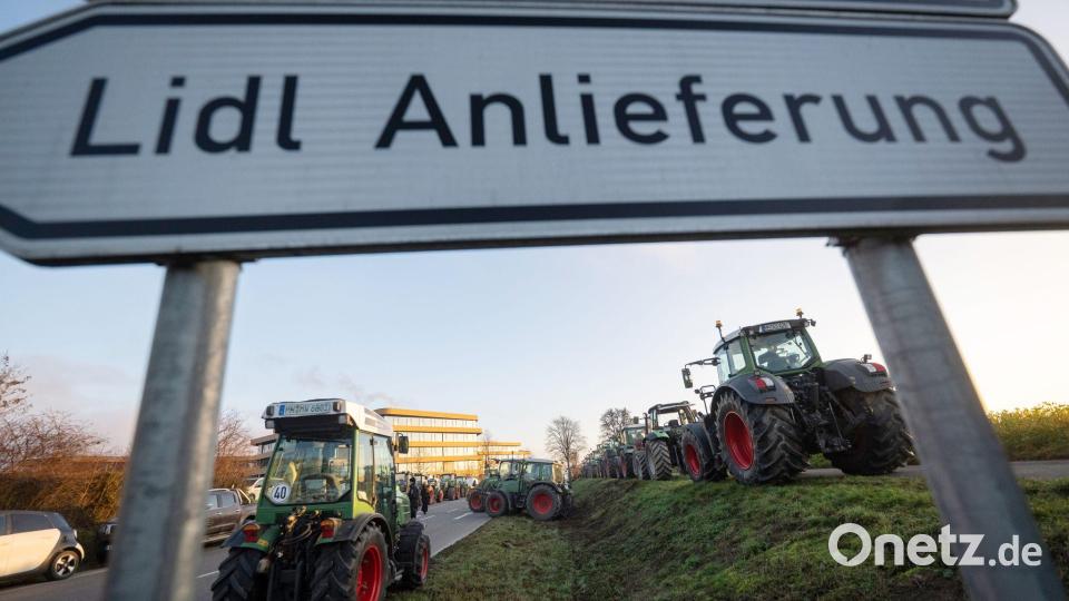 Proteste der Landwirte Bild: Marijan Murat/dpa