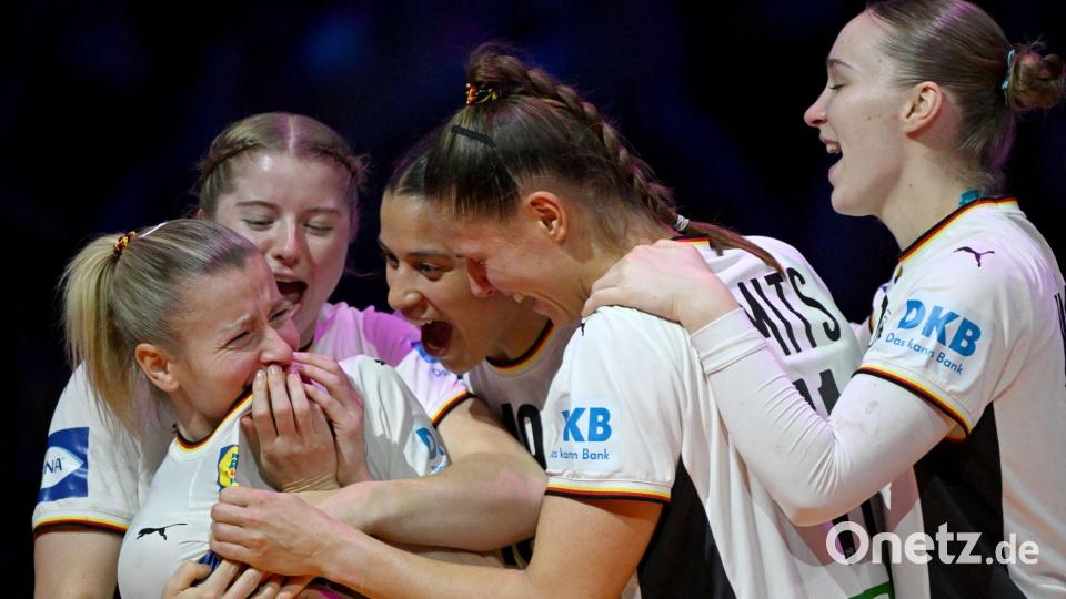 Größter Erfolg seit 1993: Handballerinnen gewinnen Silber. Bild: Federico Gambarini/dpa