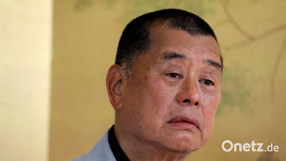 Jimmy Lai saß bereits seit fünf Jahren im Gefängnis. (Archivbild) Bild: Vincent Yu/AP/dpa