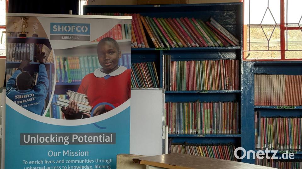 Die Shofco-Bücherei in Kibera. (Archivbild) Bild: Eva Krafczyk/dpa