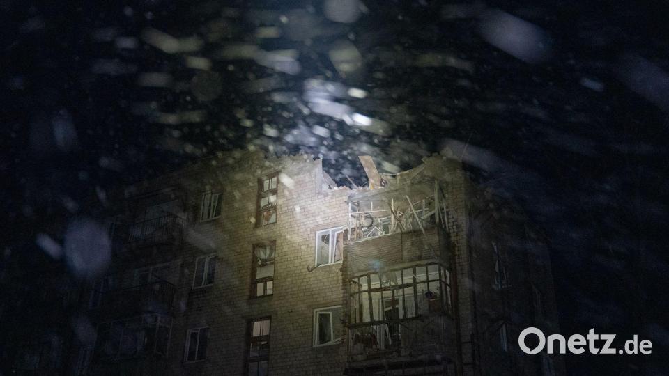 Ein Gebäude ist durch eine russische Bombe zerstört. Bild: Tommaso Fumagalli/ZUMA Press Wire/dpa