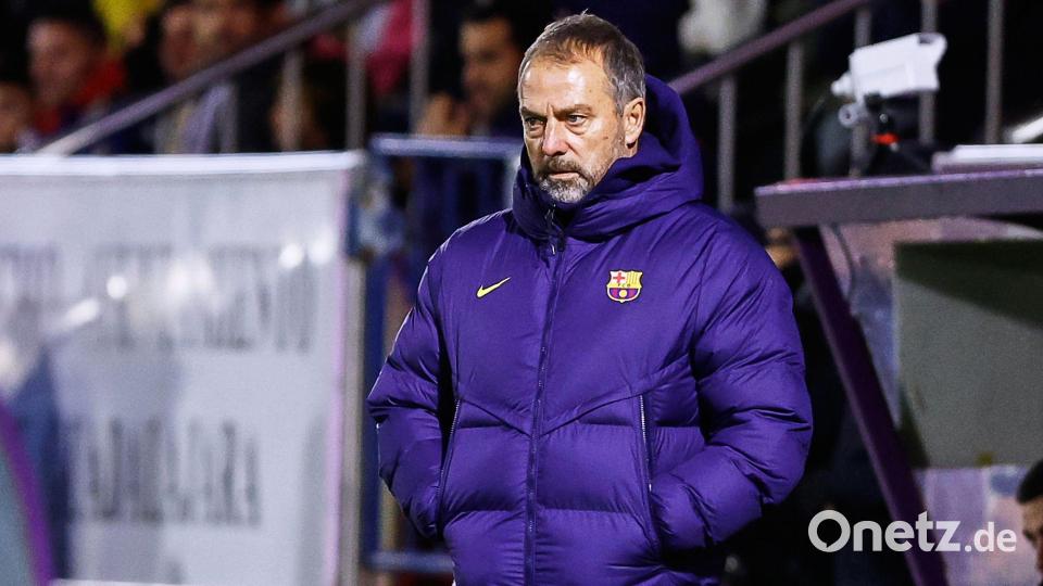 Hansi Flick setzt im Tor auf Joan Garcia. Bild: Rudy Garcia/AP/dpa