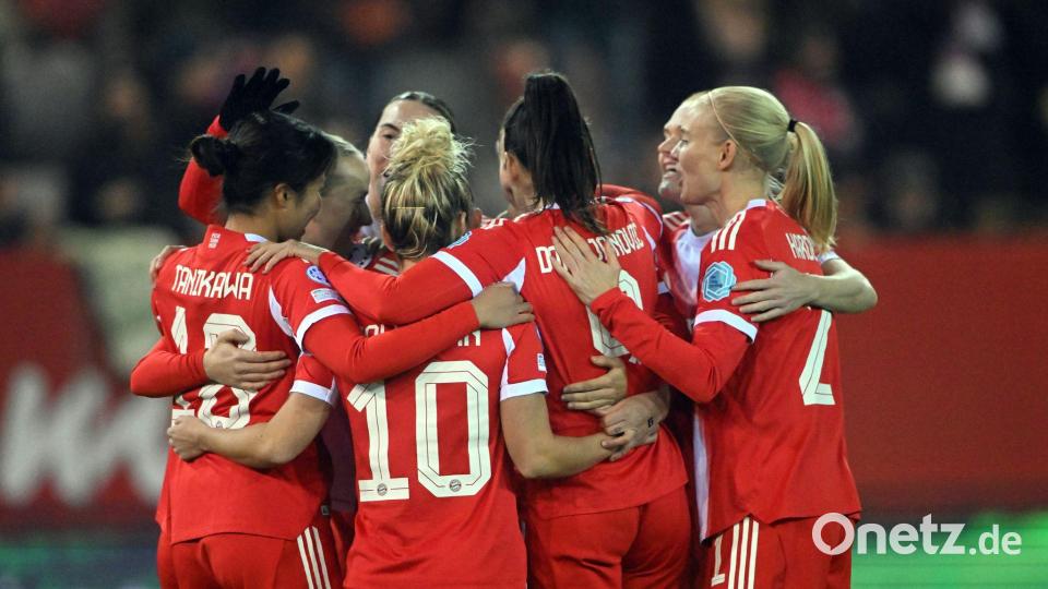 Jubel beim FC Bayern München. Bild: Jens Niering/dpa