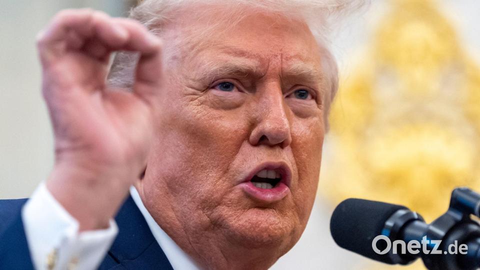 Trump verschärft seine Rhetorik gegenüber Venezuela. Bild: Alex Brandon/AP/dpa