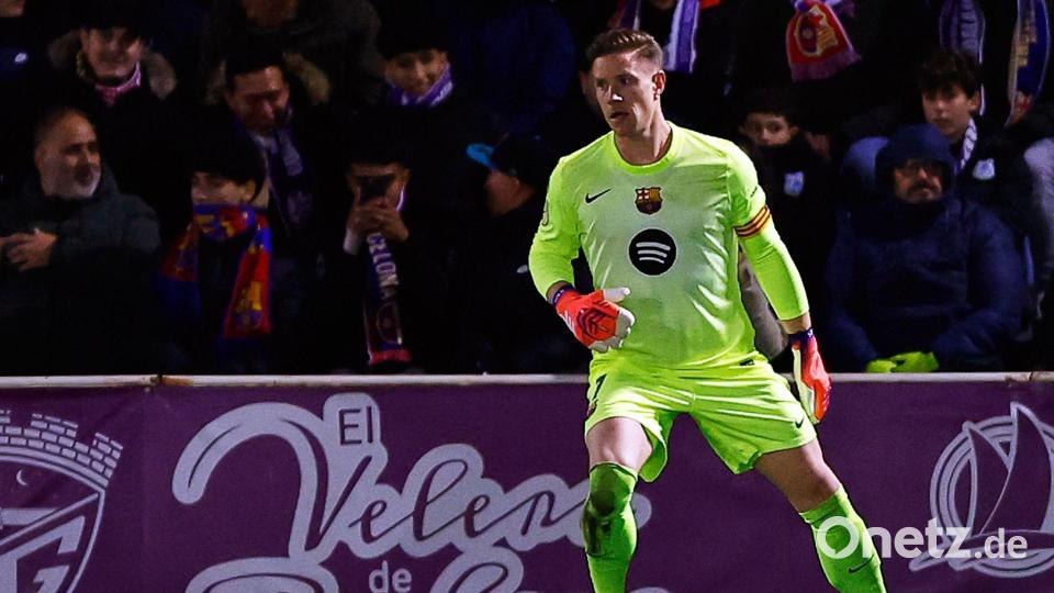 Ter Stegen konnte sich spät auszeichnen. Bild: Rudy Garcia/AP/dpa