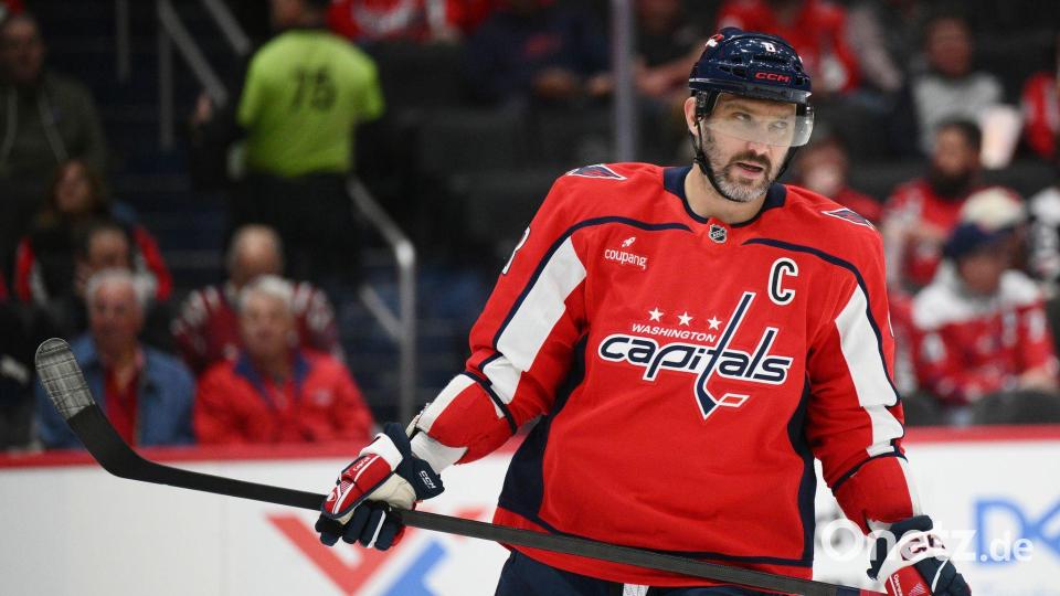 Alexander Owetschkin darf mit Russland bei den Olympischen Spielen nicht teilnehmen - auch nicht unter neutraler Flagge. (Archivbild) Bild: Nick Wass/AP/dpa