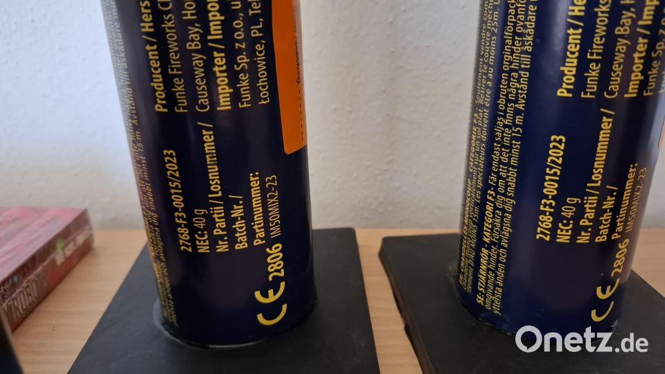 Bei einer Großrazzia in Oberfranken hat die Polizei illegales Feuerwerk sichergestellt. Bild: Polizei Oberfranken