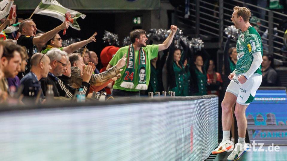 Die Füchse Berlin stehen im Final-4-Turnier um den DHB-Pokal. Bild: Andreas Gora/dpa