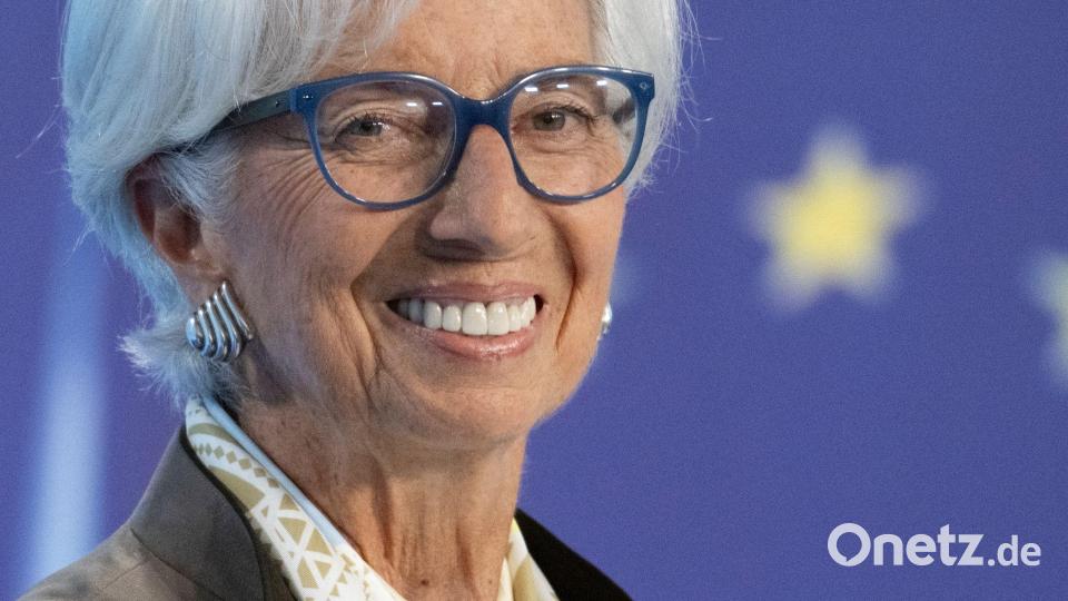 Die Amtszeit von EZB-Präsidentin Lagarde läuft bis Oktober 2027. Erste Namen, wer sie beerben könnte, werden schon gehandelt. (Archivbild) Bild: Boris Roessler/dpa