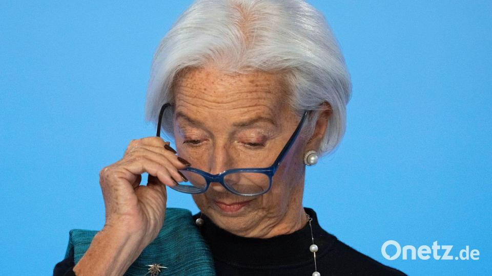 Lagarde. EZB sieht sich mit derzeitigem Zinsniveau „gut aufgestellt“. Bild: Boris Roessler/dpa