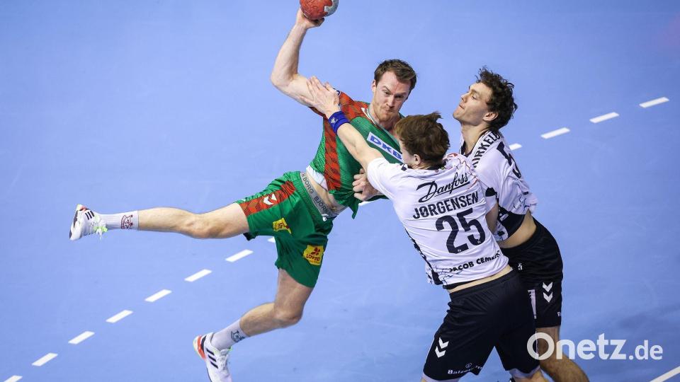 Der SC Magdeburg hat das Viertelfinale gegen die SG Flensburg-Handewitt für sich entschieden. Bild: Ronny Hartmann/dpa-Zentralbild/dpa