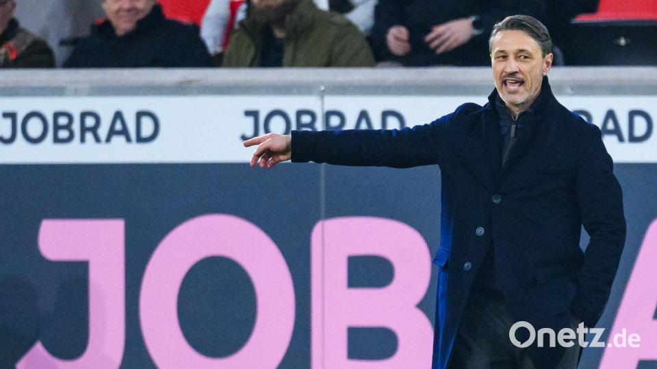 Trainer Niko Kovac fordert gegen Gladbach einen Sieg. (Archivbild) Bild: Tom Weller/dpa