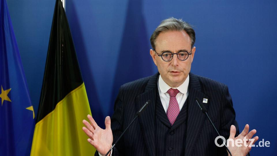 Vor allem die Ukraine habe beim Gipfel gewonnen, sagt Belgiens Premier De Wever. Bild: Geert Vanden Wijngaert/AP/dpa