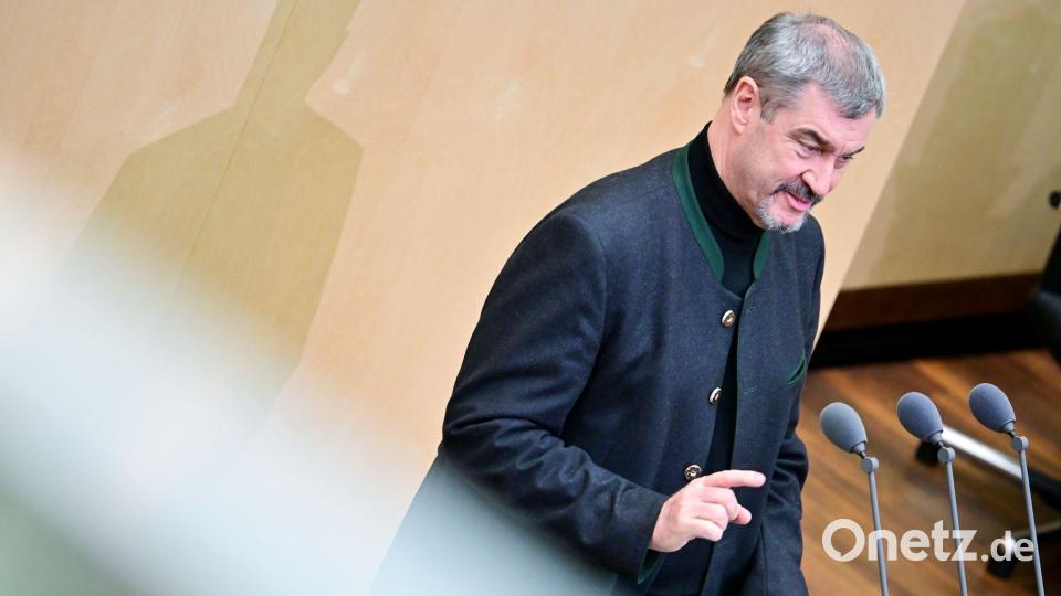 Verteidigt im Bundesrat die Senkung der Umsatzsteuer für Gastronomen: Bayerns Ministerpräsident Söder Bild: Sebastian Christoph Gollnow/dpa