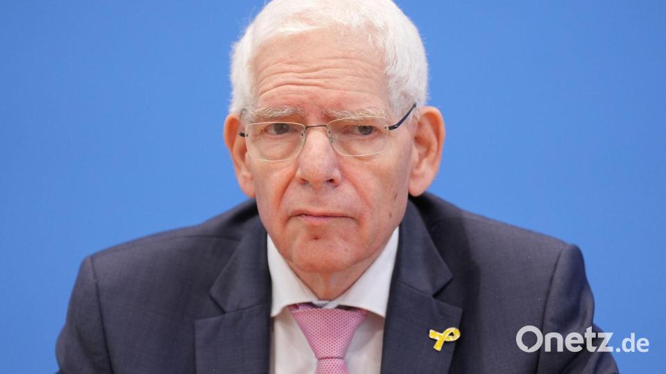 Zentralratspräsident Josef Schuster beobachtet eine Gewöhnung an Antisemitismus in Deutschland. (Archivbild) Bild: Soeren Stache/dpa