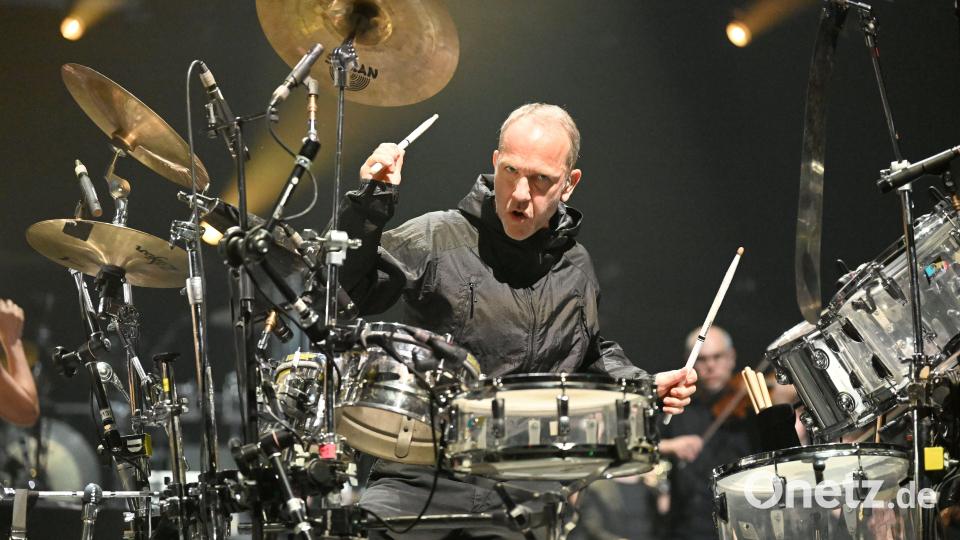 Morten Friis vom "Safri Duo" in Aktion. Bild: Tobias Schwarzmeier