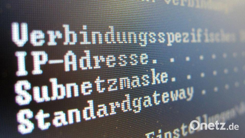 Die IP ist quasi die Anschrift eines Computers. (Illustration) Bild: Franz-Peter Tschauner/dpa