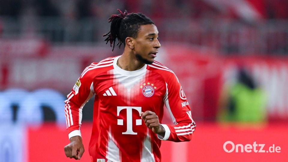 Michael Olise kann in Heidenheim nach einem Eingriff am Auge spielen. (Archivbild) Bild: Sven Hoppe/dpa