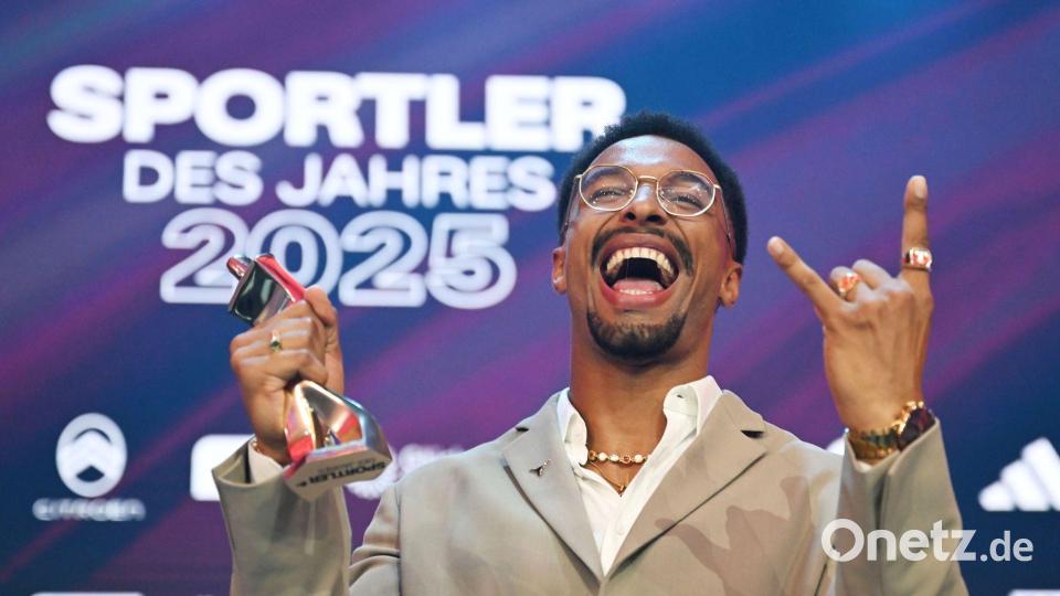 Applaus für Leo Neugebauer: Baden-Baden kürt den Zehnkämpfer zum Sportler des Jahres 2025 Bild: Uli Deck/dpa