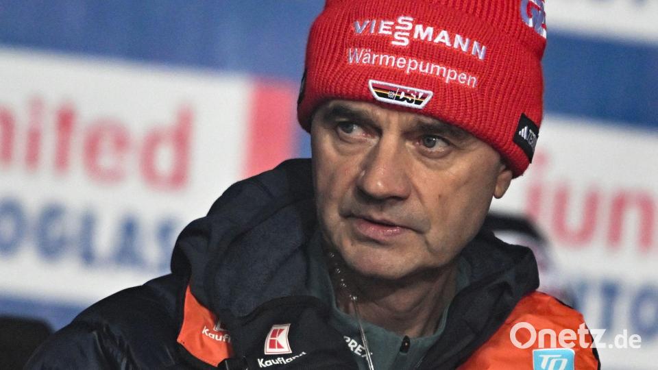 Bundestrainer Horngacher braucht aktuell neue Leistungsträger. (Archivbild) Bild: Hendrik Schmidt/dpa