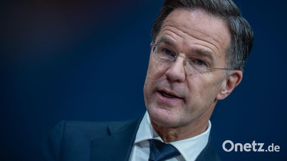 Nato-Generalsekretär Mark Rutte sieht die Ukraine langfristig als Teil des Schutzwalls gegen Russland, auch wenn sie vorerst kein Bündnismitglied werden kann. (Archivbild) Bild: Michael Kappeler/dpa
