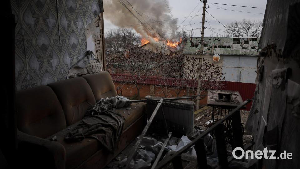 Geht der Ukraine-Krieg auch 2026 weiter? Nato-Generalsekretär Mark Rutte will keine Prognose abgeben. (Archivbild) Bild: Oleg Petrasiuk/Ukrainian 24th Mechanized brigade via AP/dpa